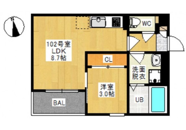 REGALEST 平井の物件間取画像